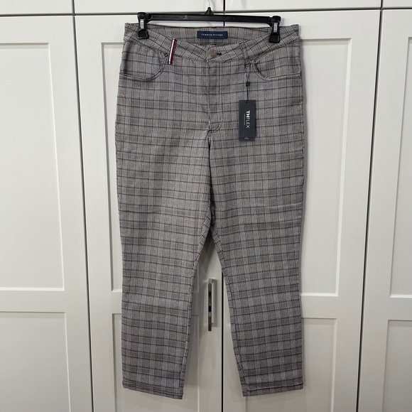 Tommy Hilfiger The Flex Plaid Patterned Ankle Pants 14 - Picture 5 of 12